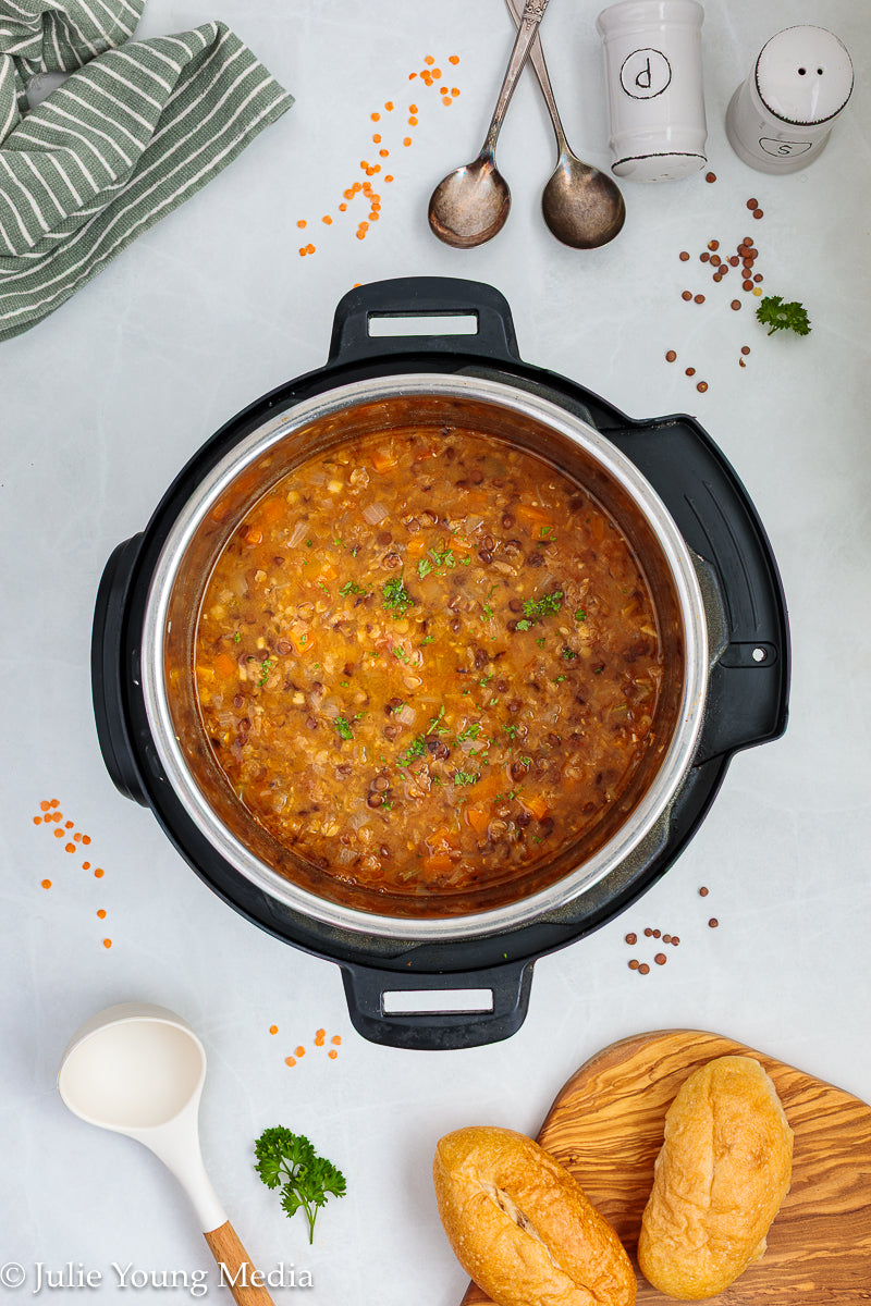 Instant Pot Lentil Soup