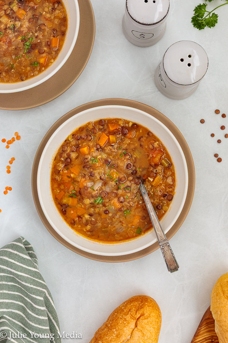 Instant Pot Lentil Soup