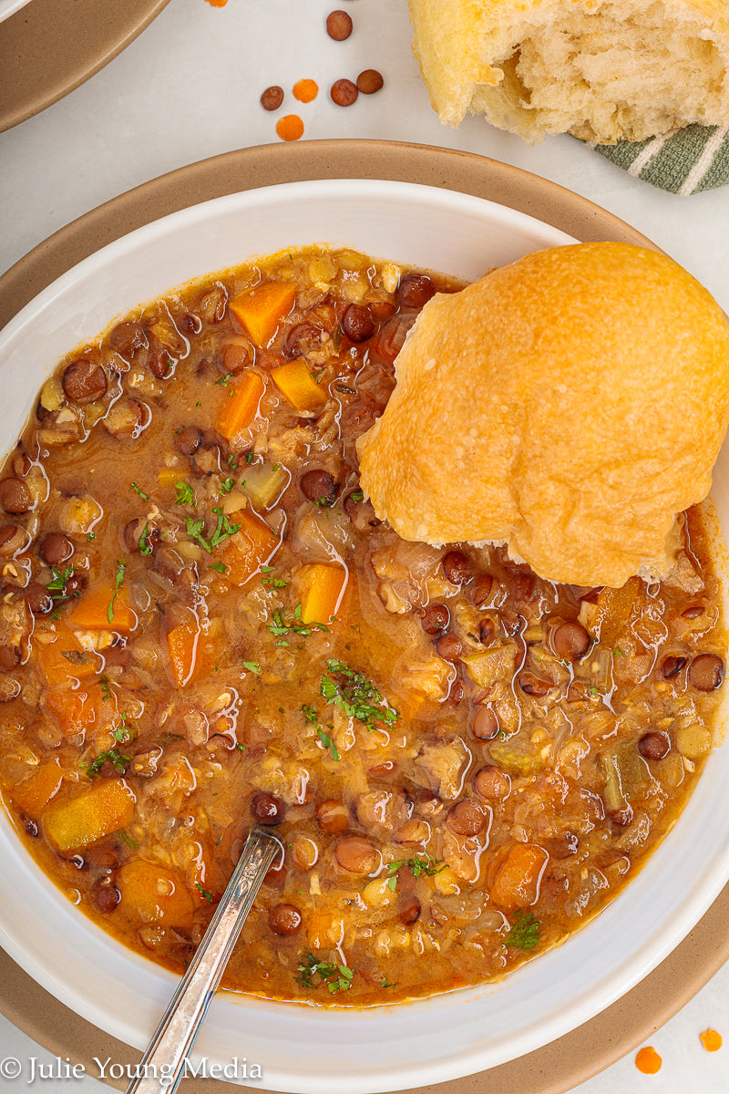 Instant Pot Lentil Soup