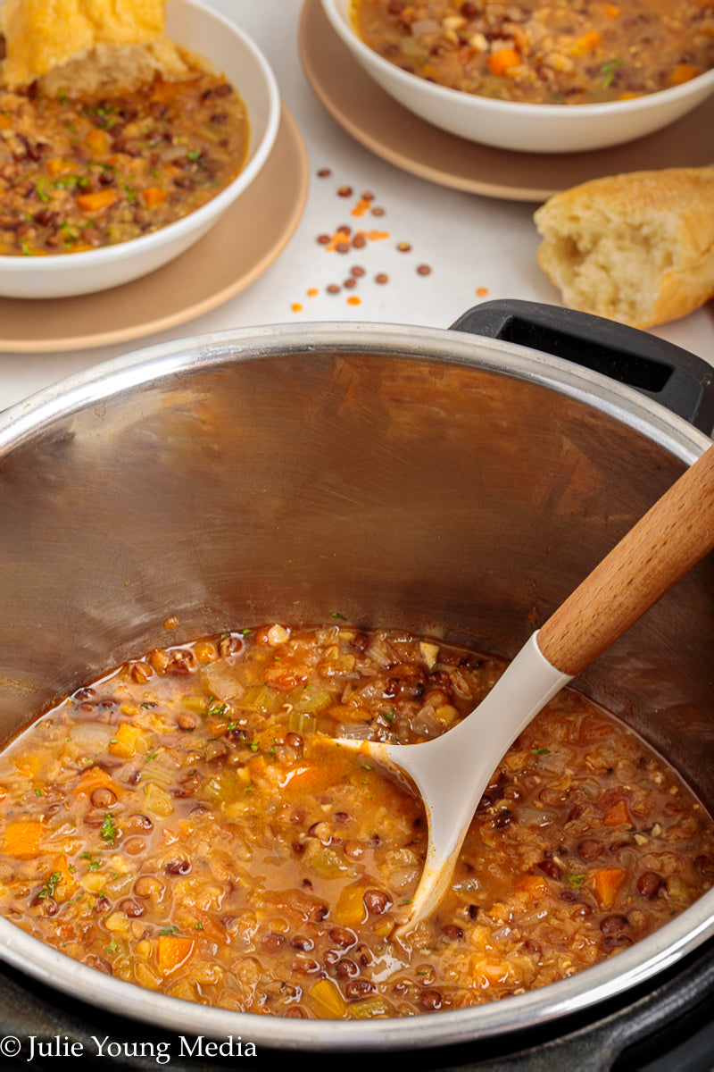 Instant Pot Lentil Soup