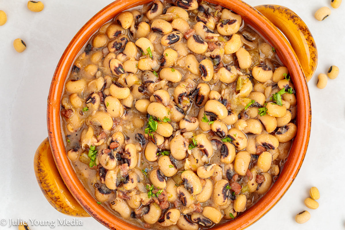Instant Pot Seasoned Black Eyed Peas