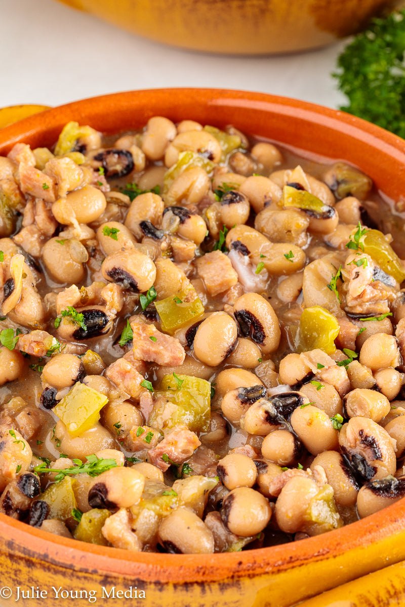 Instant Pot Seasoned Black Eyed Peas
