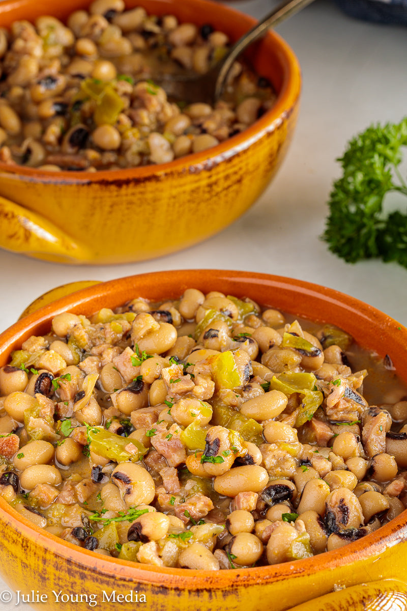 Instant Pot Seasoned Black Eyed Peas