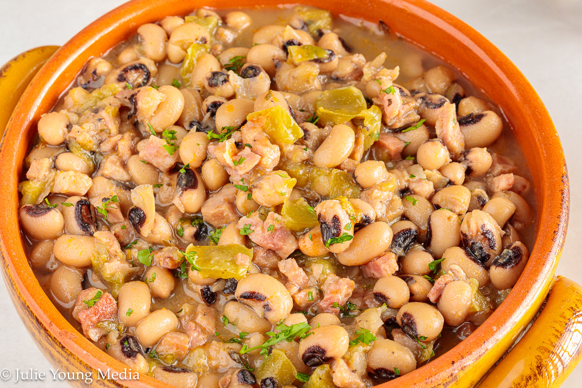 Instant Pot Seasoned Black Eyed Peas