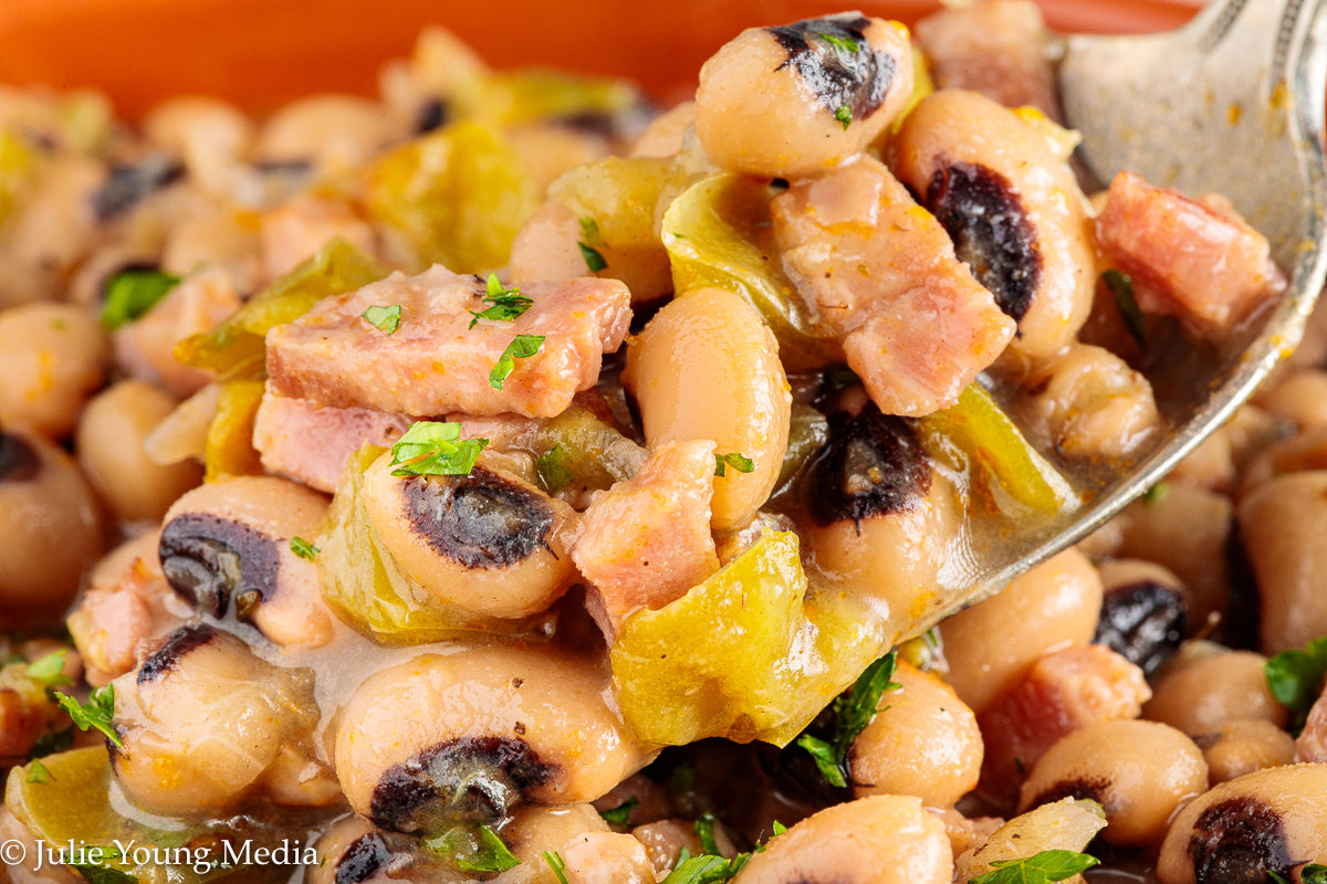 Instant Pot Seasoned Black Eyed Peas