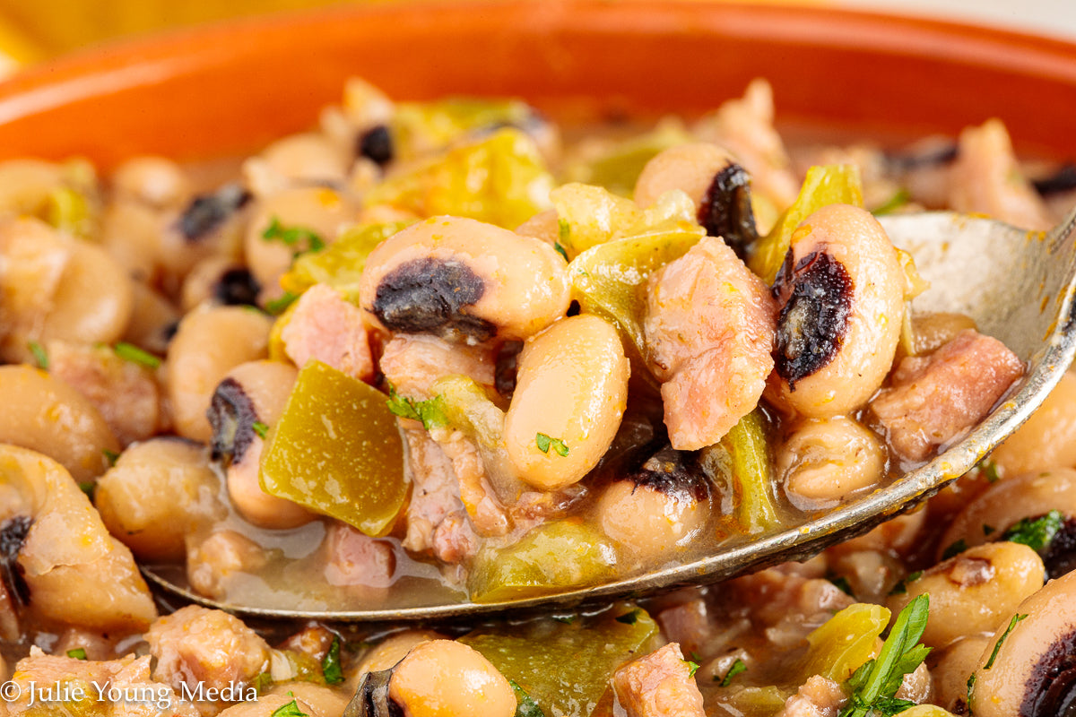 Instant Pot Seasoned Black Eyed Peas