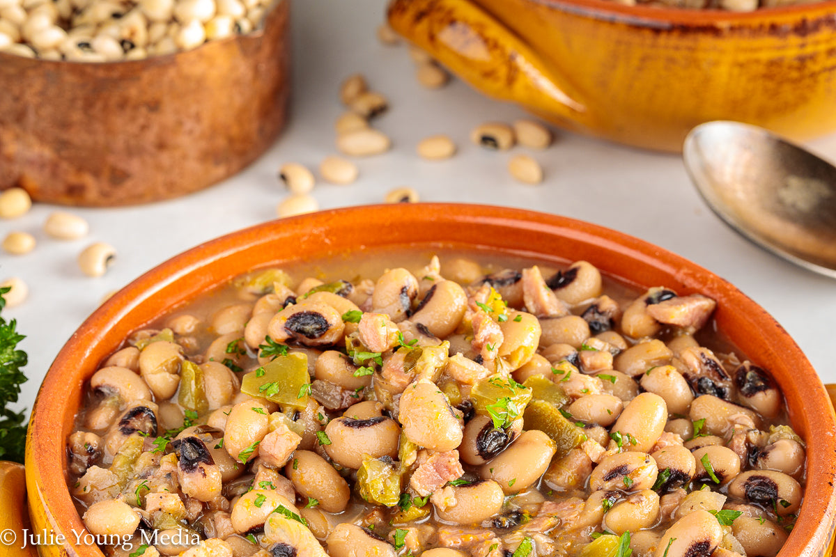 Instant Pot Seasoned Black Eyed Peas