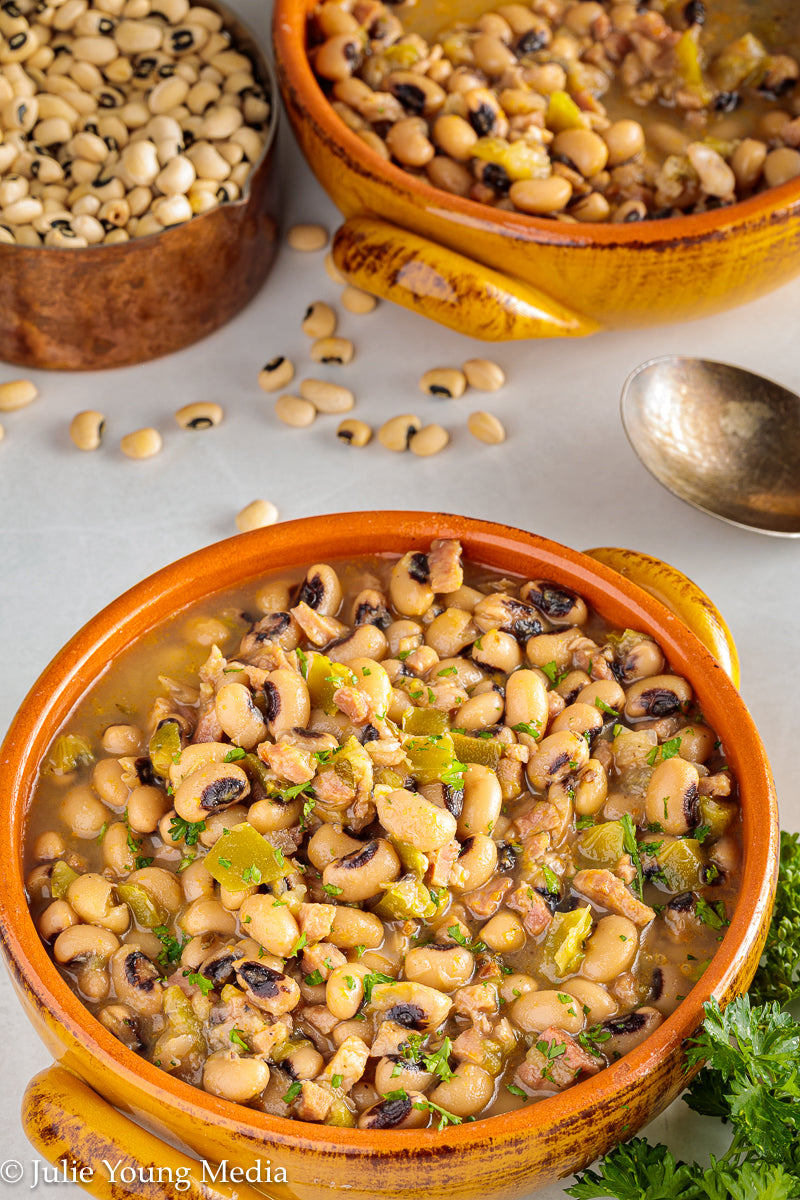 Instant Pot Seasoned Black Eyed Peas