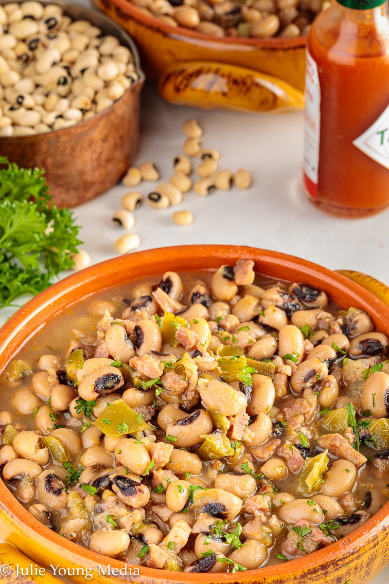 Instant Pot Seasoned Black Eyed Peas