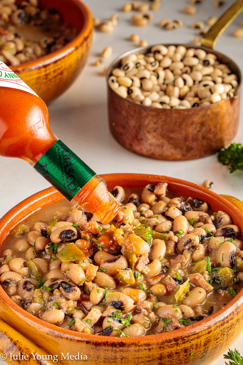 Instant Pot Seasoned Black Eyed Peas