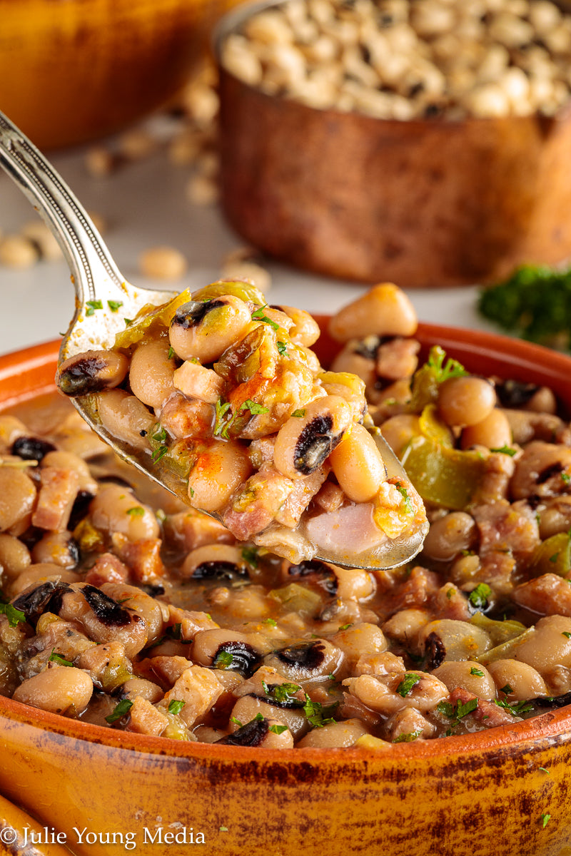 Instant Pot Seasoned Black Eyed Peas