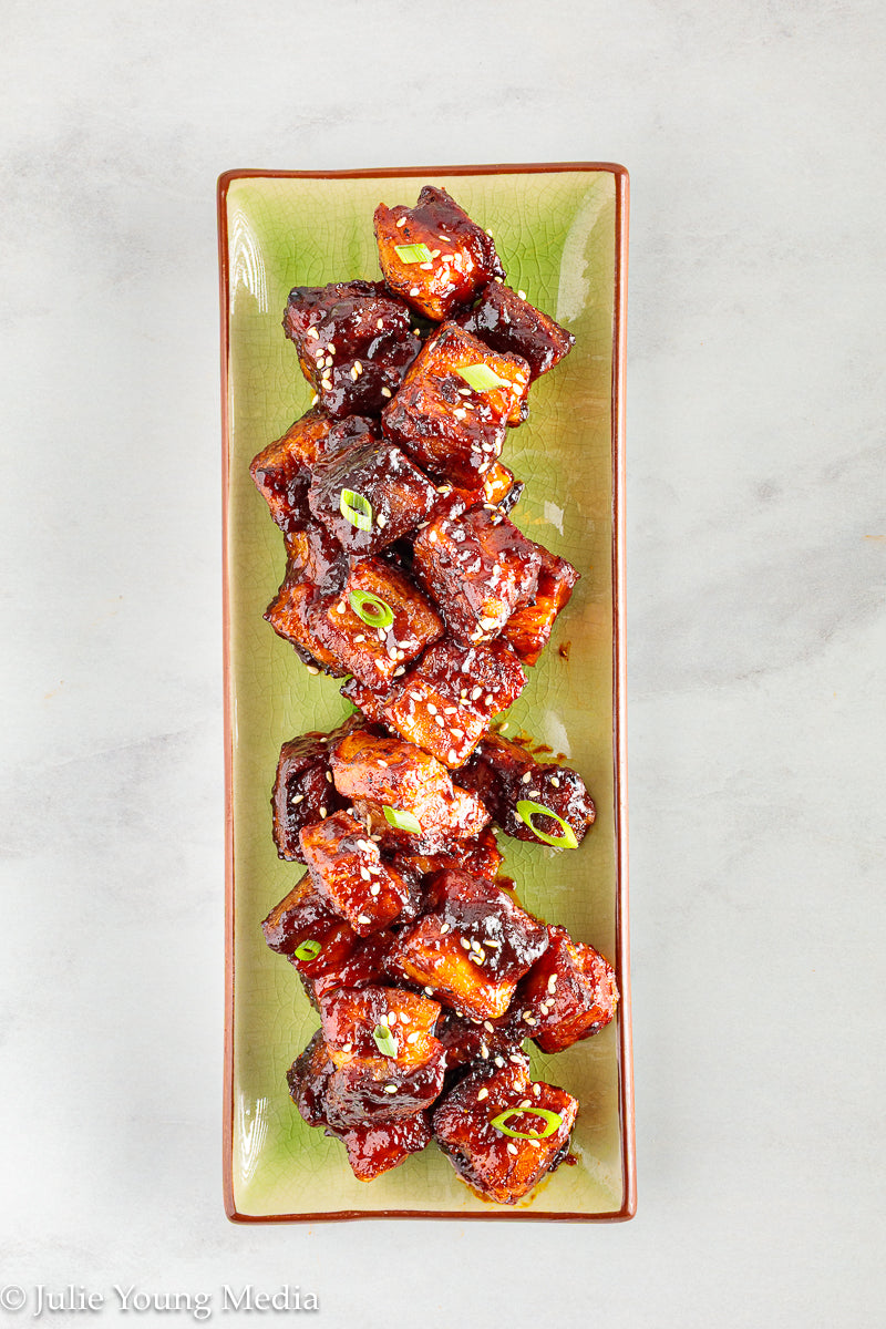 Korean Inspired Pork Belly Bites