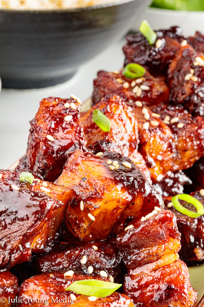 Korean Inspired Pork Belly Bites