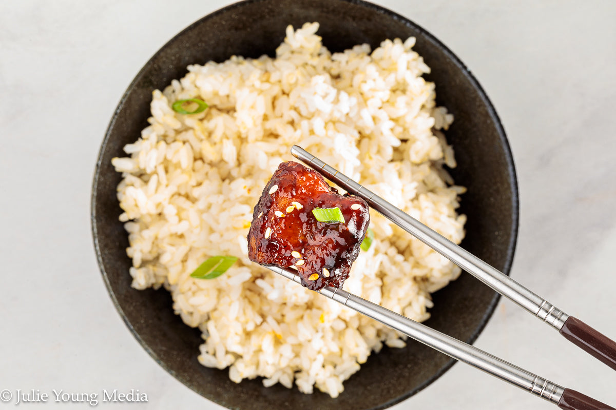 Korean Inspired Pork Belly Bites