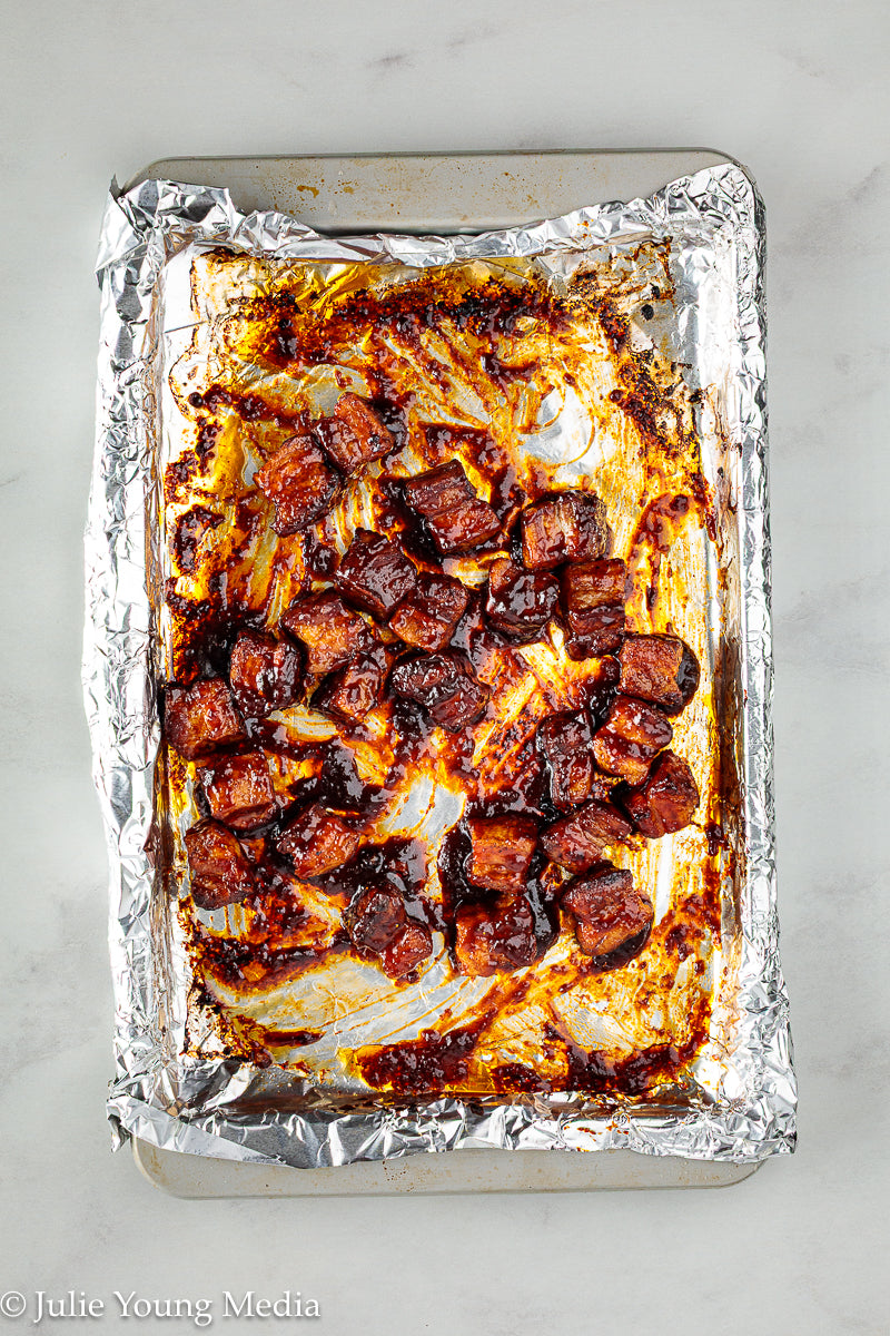 Korean Inspired Pork Belly Bites