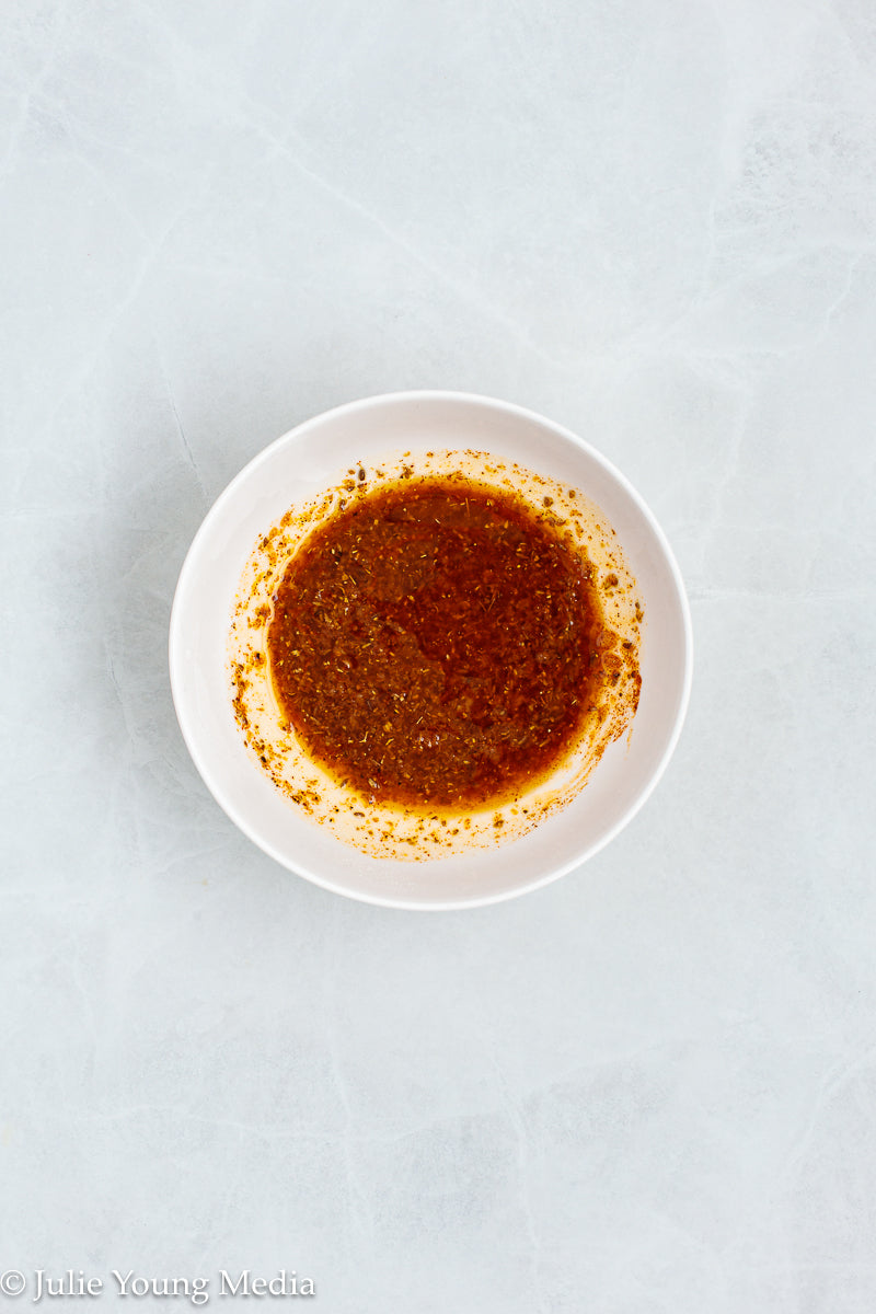 Cumin-Spiced Lamb Loin Chops with Mint Yogurt Drizzle