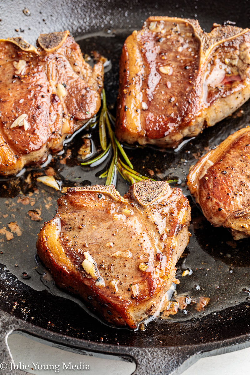 Lamb Loin Chops with Rosemary Garlic Chimichurri