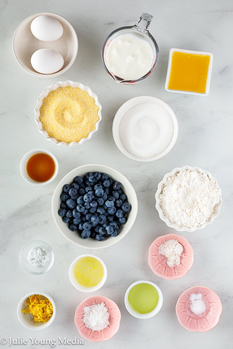 Lemon Blueberry Cornbread