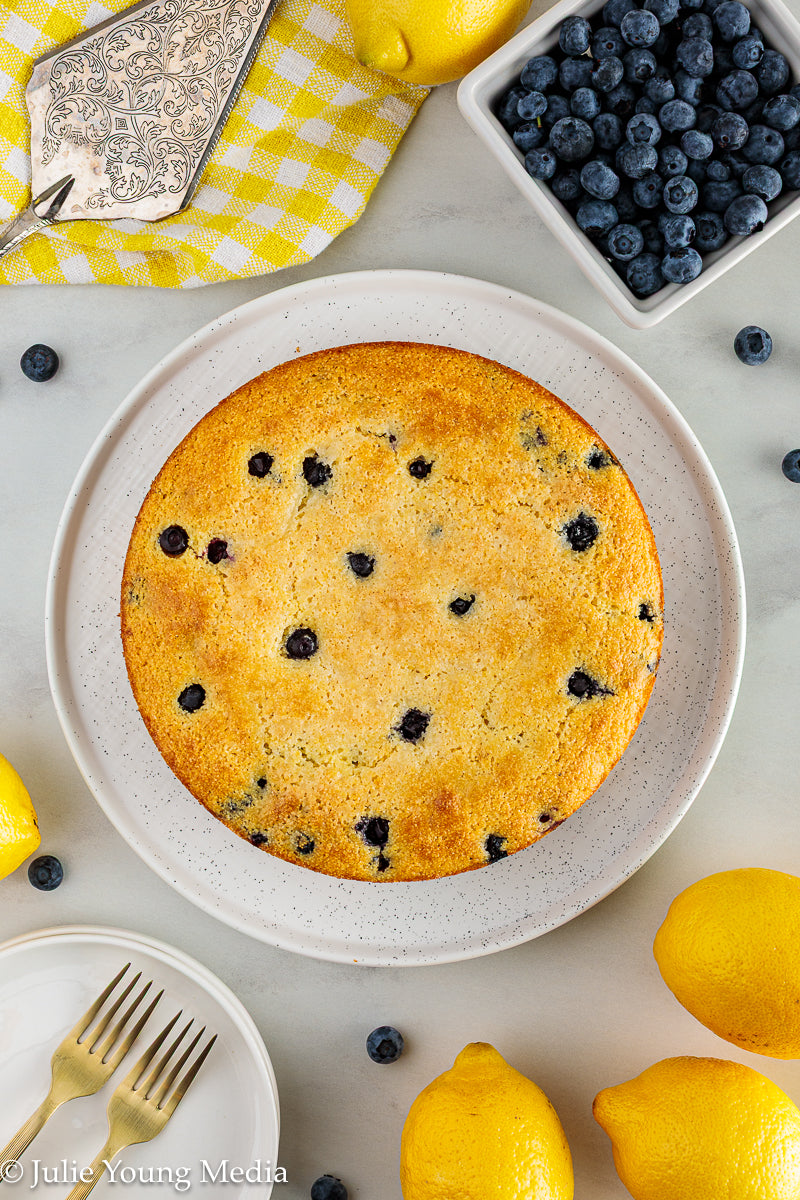 Lemon Blueberry Cornbread