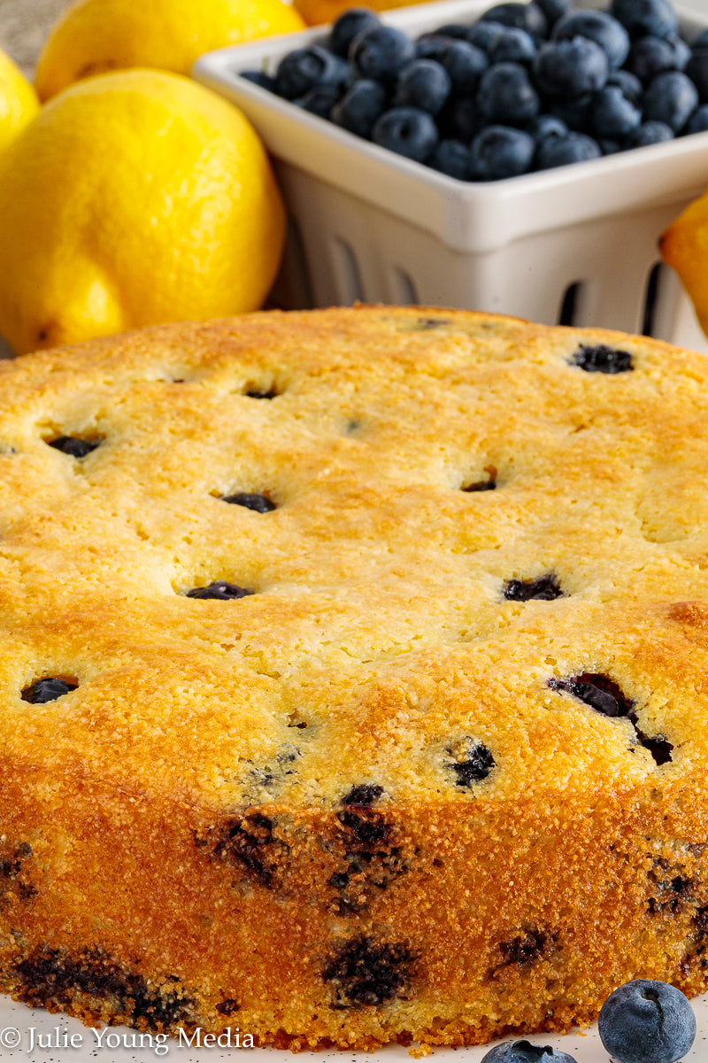 Lemon Blueberry Cornbread