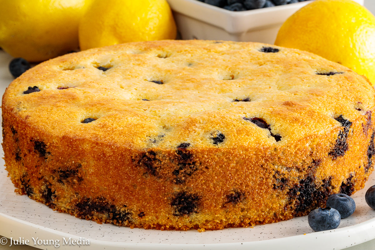 Lemon Blueberry Cornbread