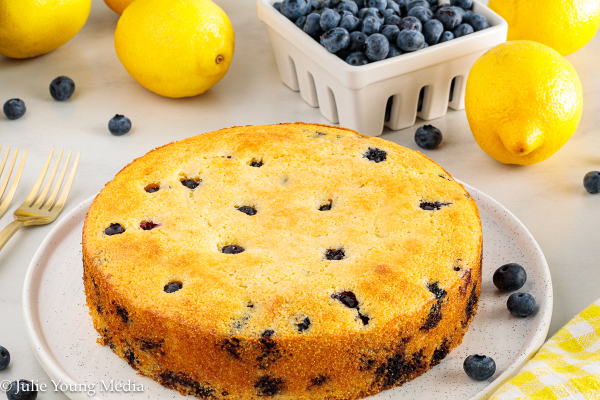 Lemon Blueberry Cornbread
