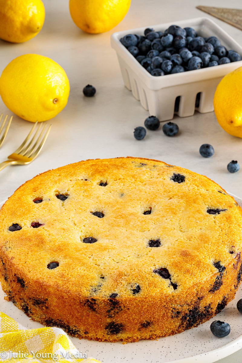 Lemon Blueberry Cornbread