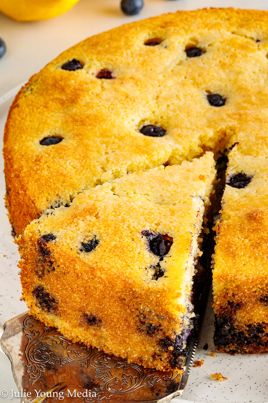 Lemon Blueberry Cornbread