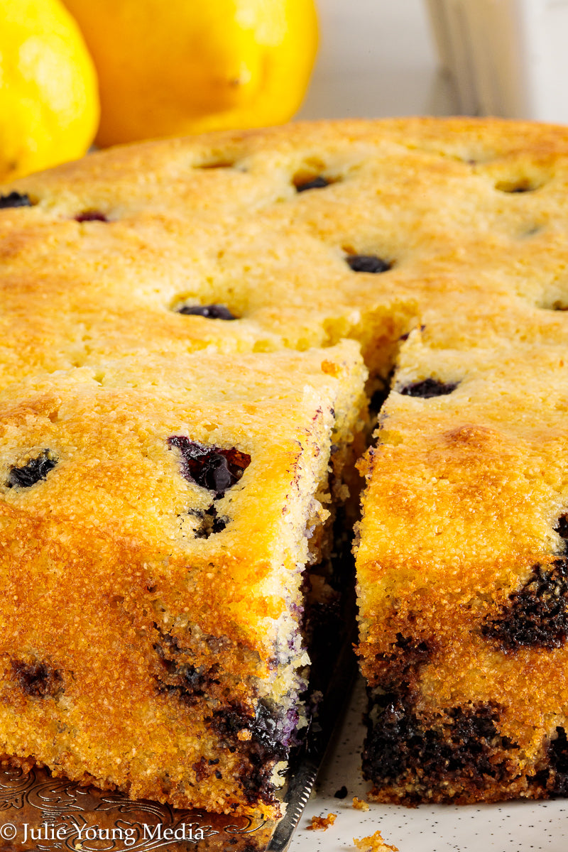 Lemon Blueberry Cornbread