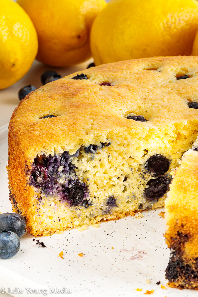 Lemon Blueberry Cornbread