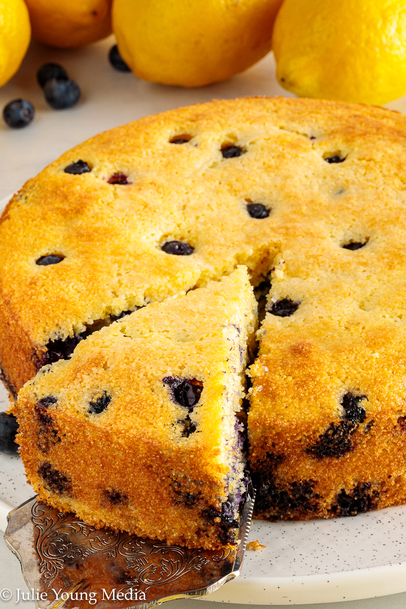Lemon Blueberry Cornbread