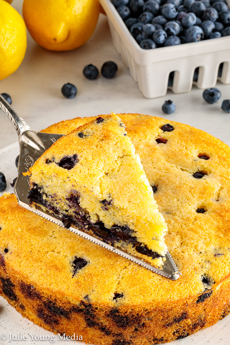 Lemon Blueberry Cornbread