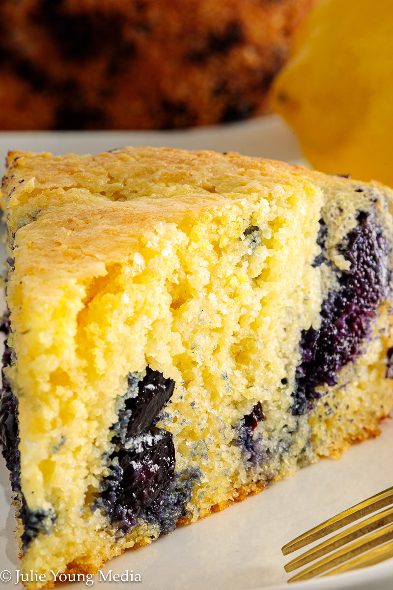 Lemon Blueberry Cornbread