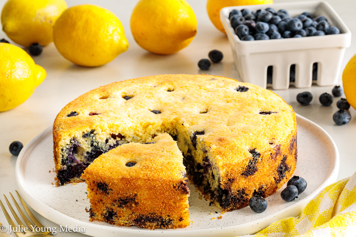 Lemon Blueberry Cornbread