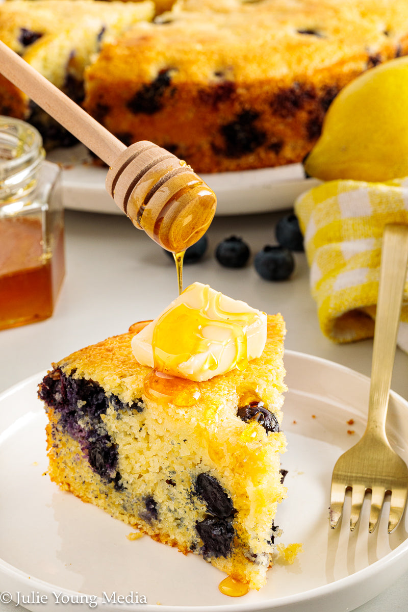 Lemon Blueberry Cornbread