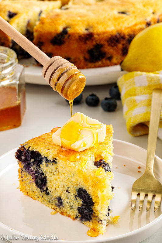 Lemon Blueberry Cornbread