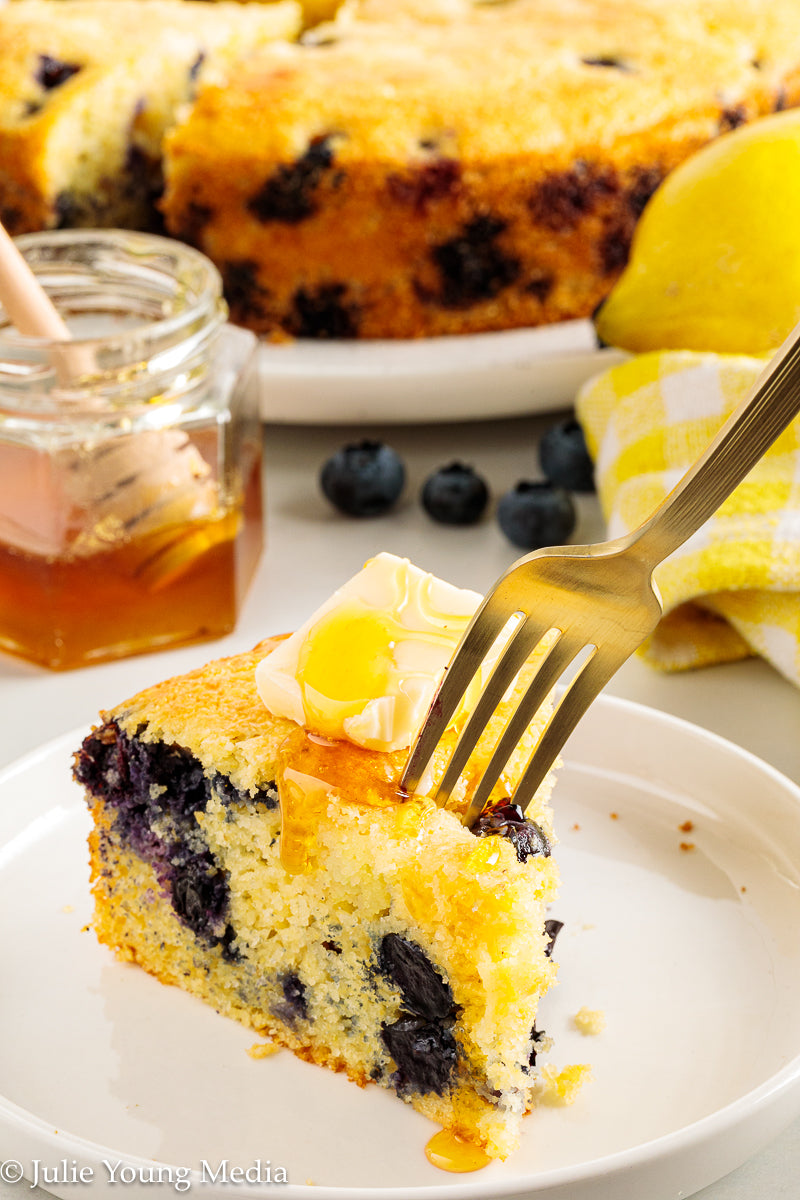 Lemon Blueberry Cornbread