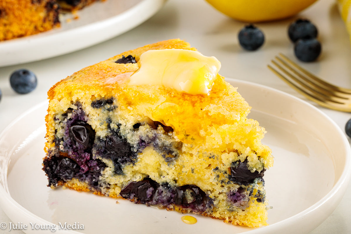 Lemon Blueberry Cornbread