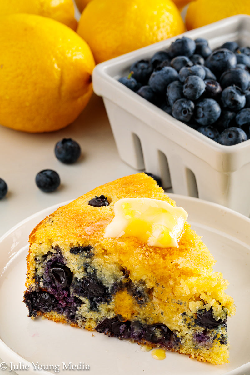 Lemon Blueberry Cornbread