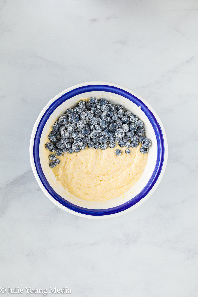 Lemon Blueberry Cornbread