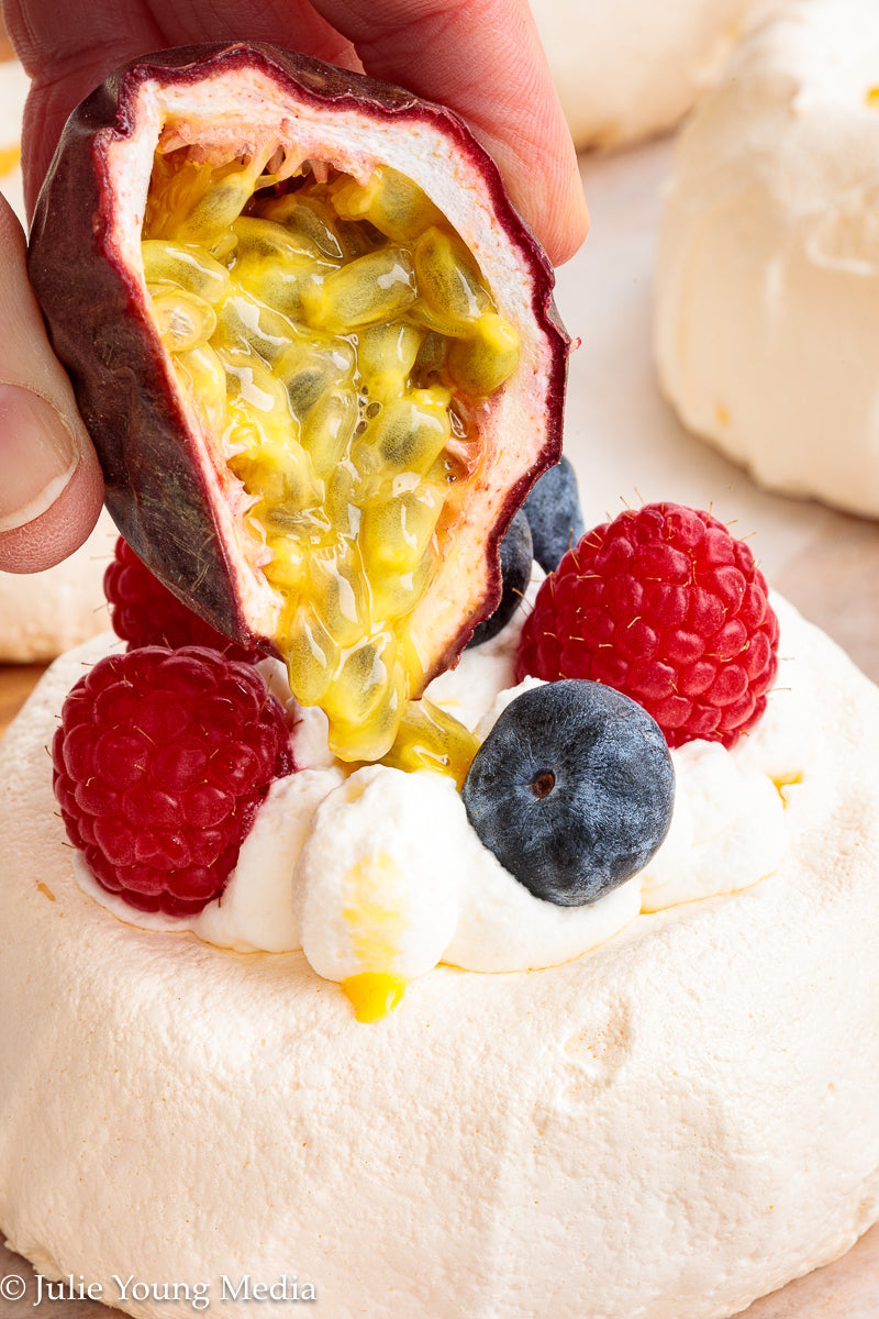 Mini Fruit Pavlovas