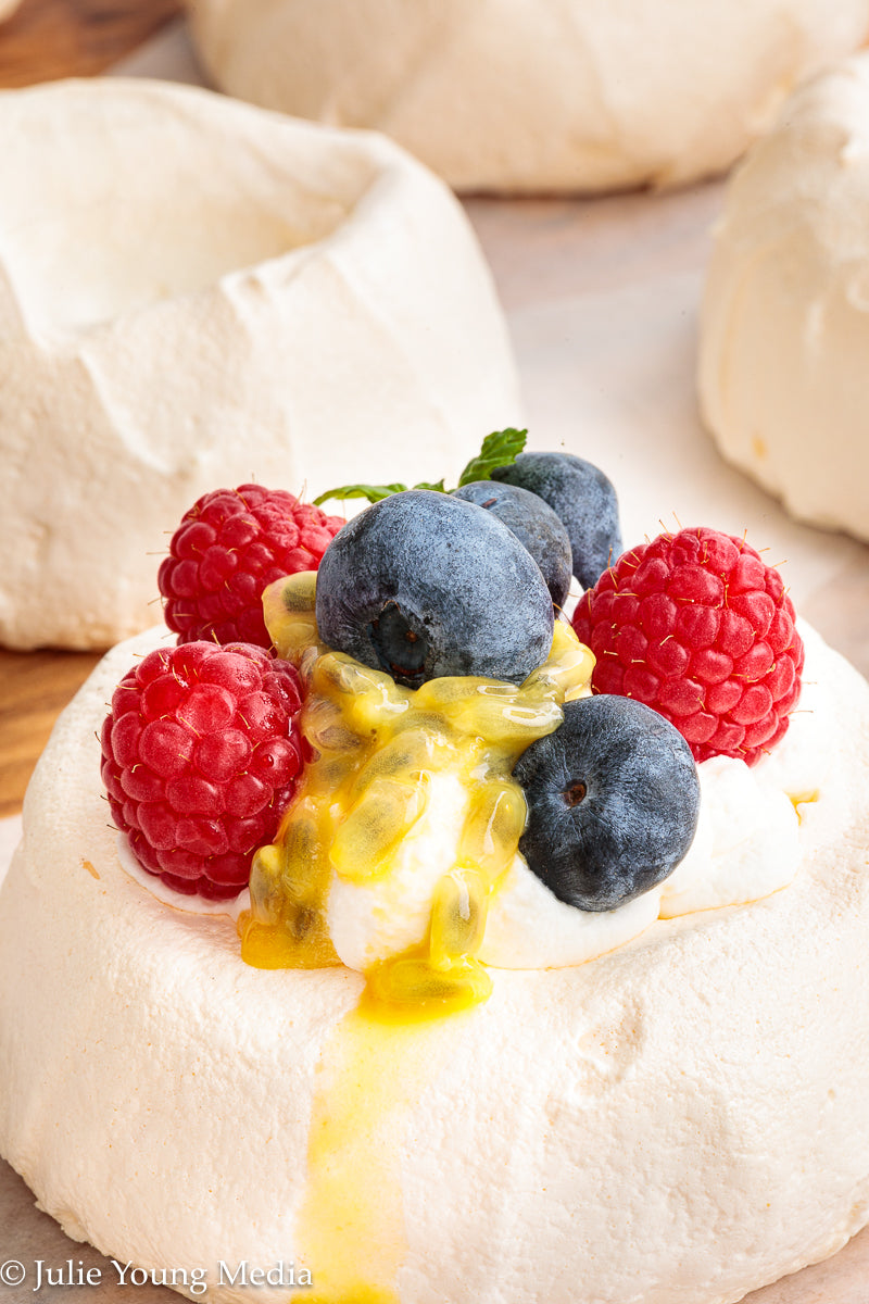 Mini Fruit Pavlovas