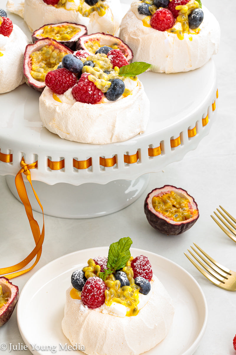 Mini Fruit Pavlovas