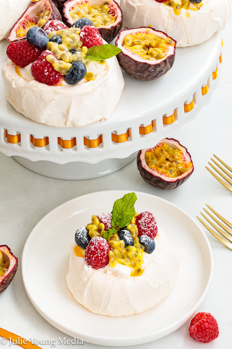 Mini Fruit Pavlovas