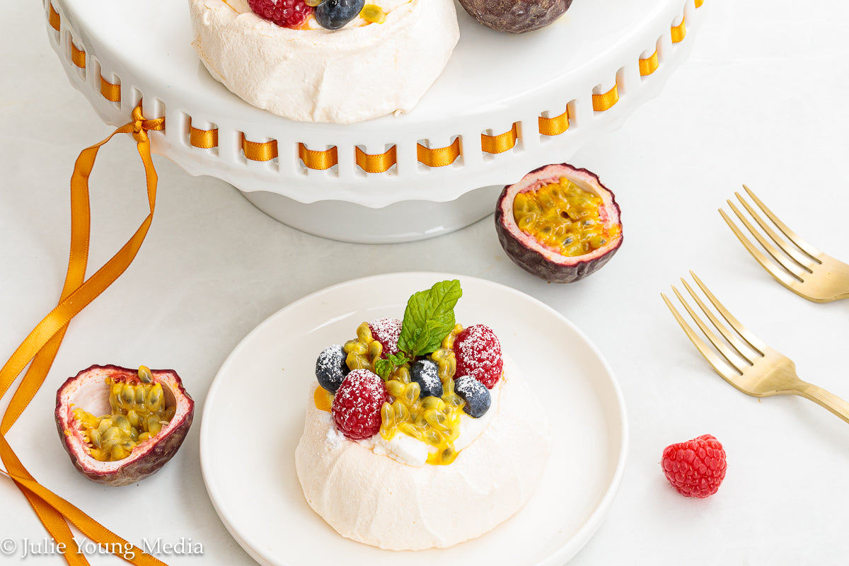 Mini Fruit Pavlovas