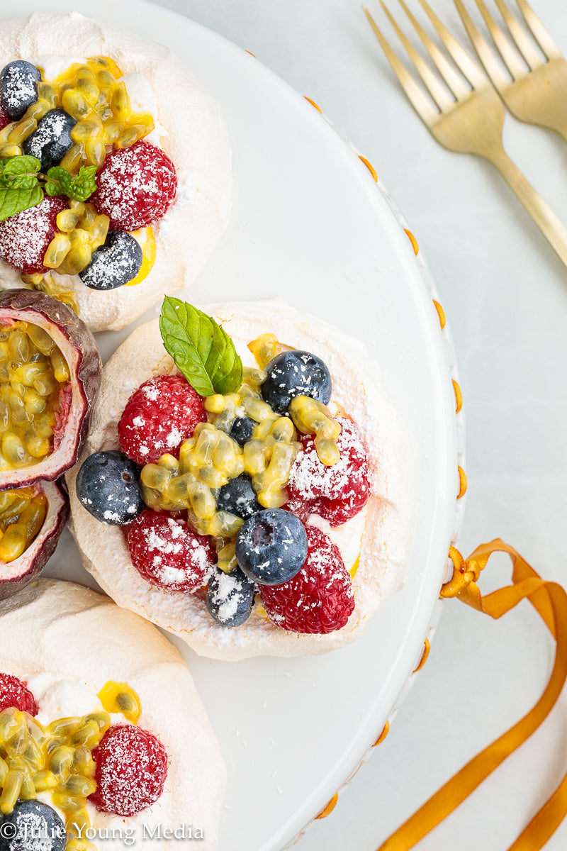 Mini Fruit Pavlovas