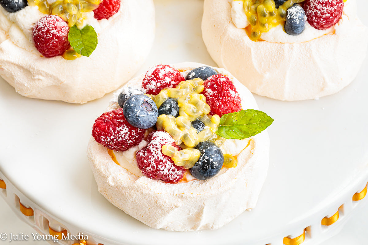 Mini Fruit Pavlovas