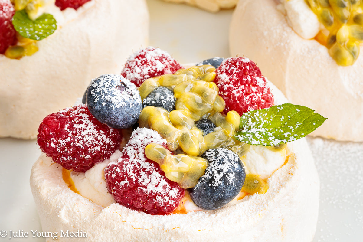 Mini Fruit Pavlovas