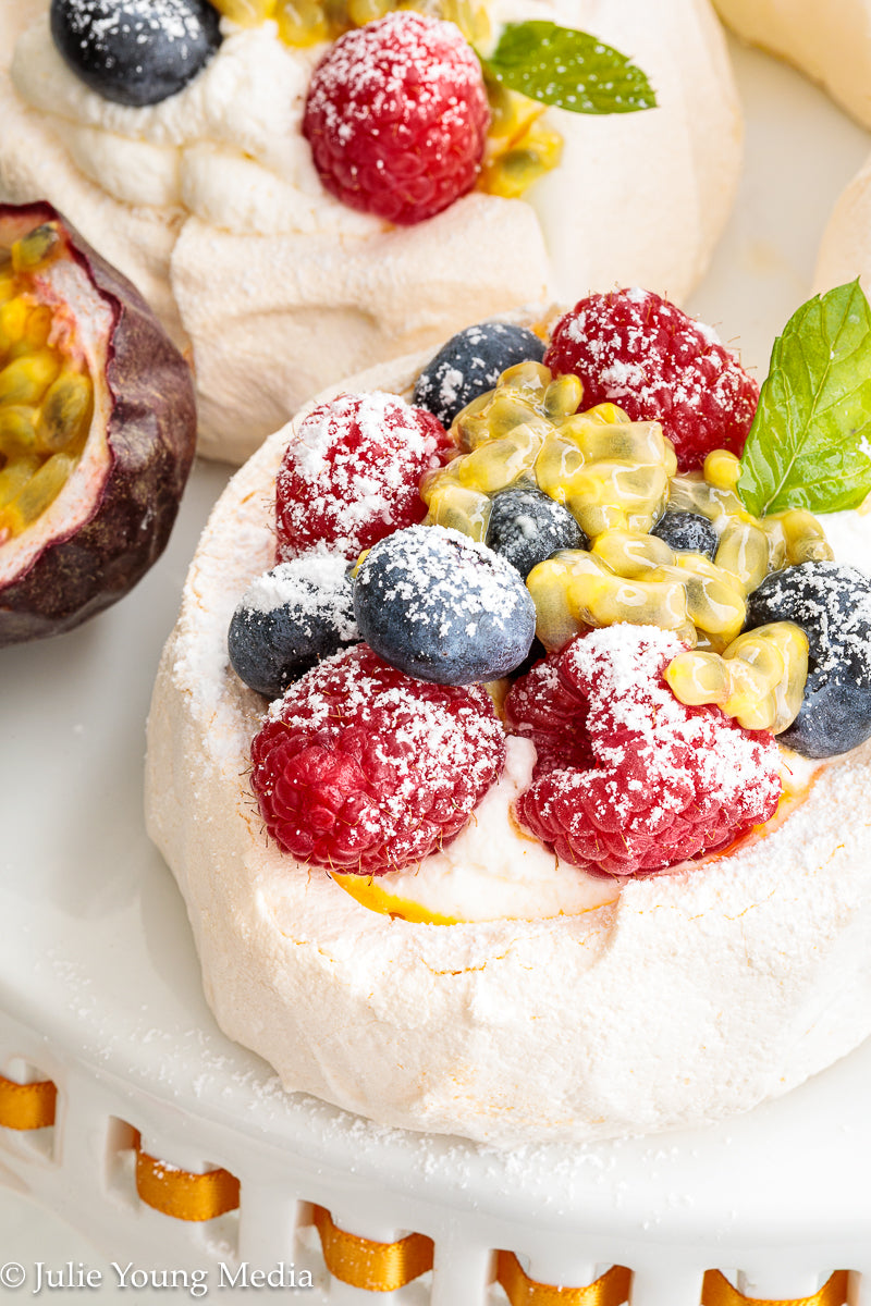 Mini Fruit Pavlovas