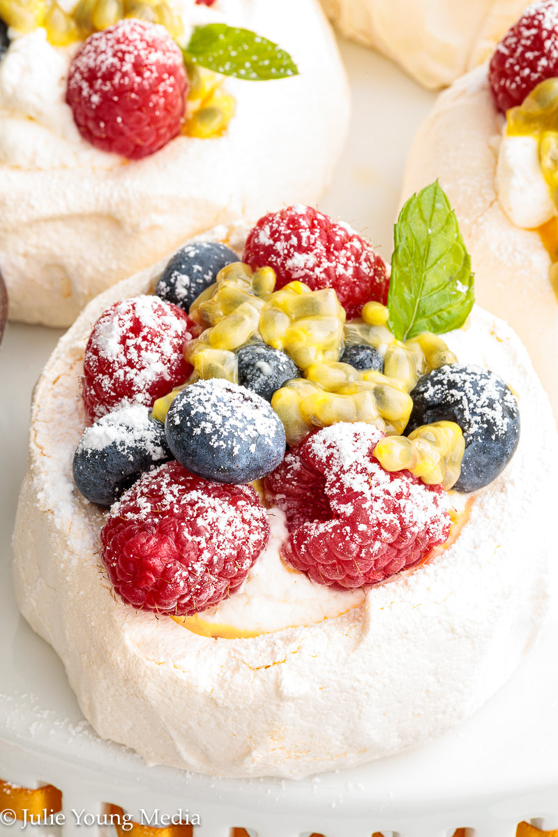 Mini Fruit Pavlovas